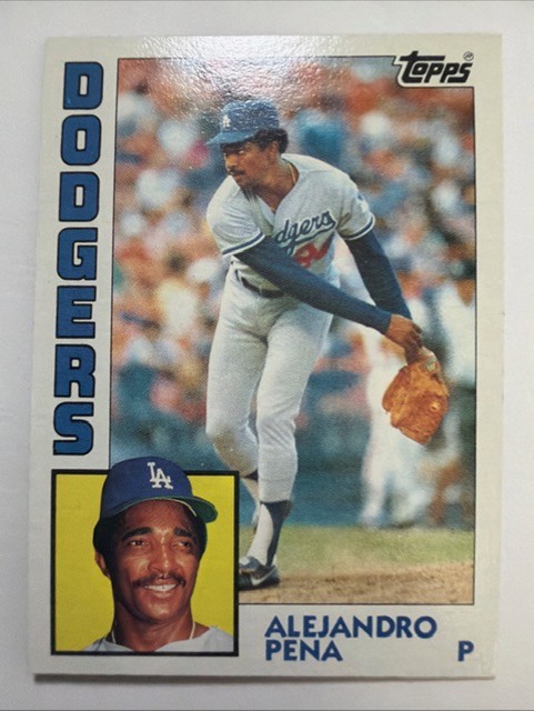1984 Topps Dodgers Alejandro Pena