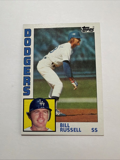 1984 Topps Dodgers Bill Russell