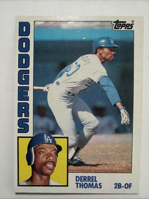 1984 Topps Dodgers Derrel Thomas