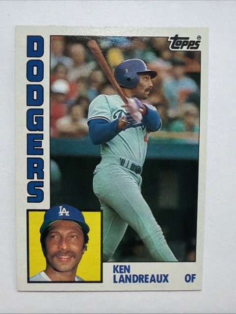 1984 Topps Dodgers Ken Landreaux